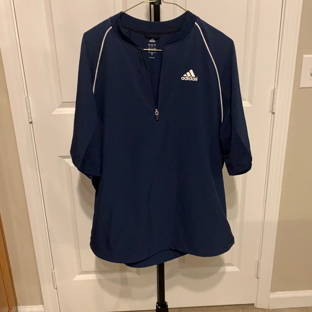Adidas short sleeve wind breaker